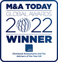 M&A Today Global Awards logo 2022 Lamont Pridmore